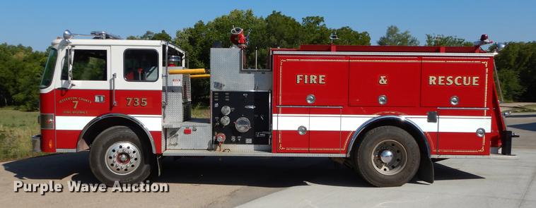 image for item EM9564 1986 Pierce Dash pumper fire truck