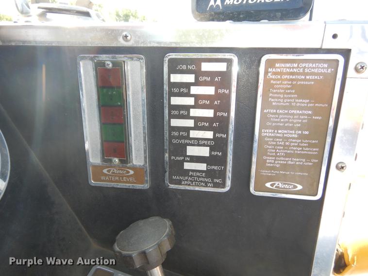 image for item EM9564 1986 Pierce Dash pumper fire truck