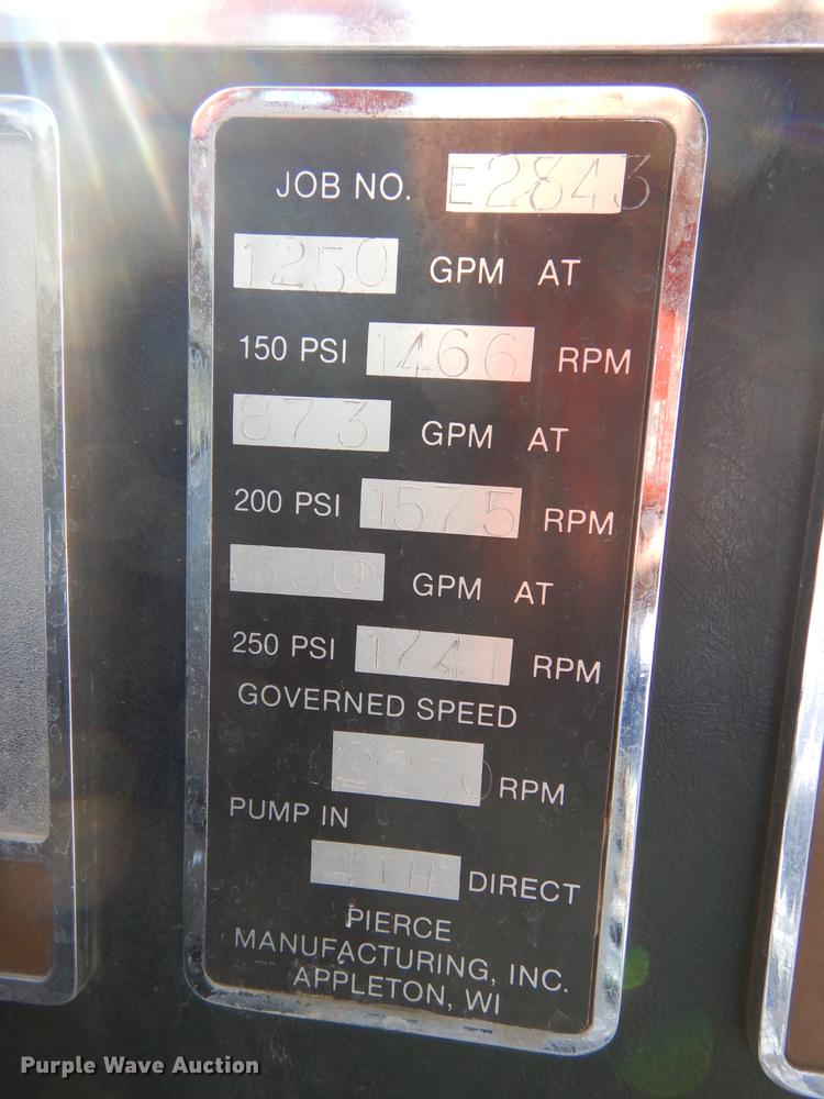 image for item EM9564 1986 Pierce Dash pumper fire truck