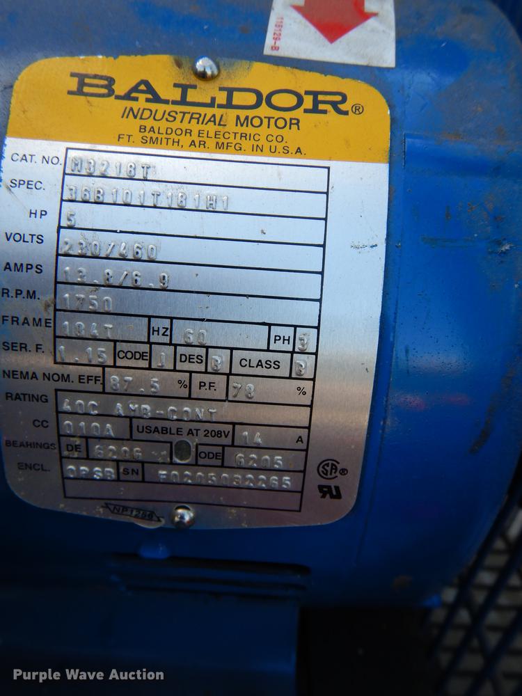 image for item EM9630 2003 Quincy air compressor