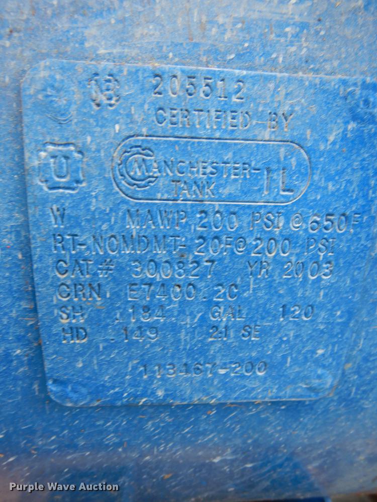 image for item EM9630 2003 Quincy air compressor