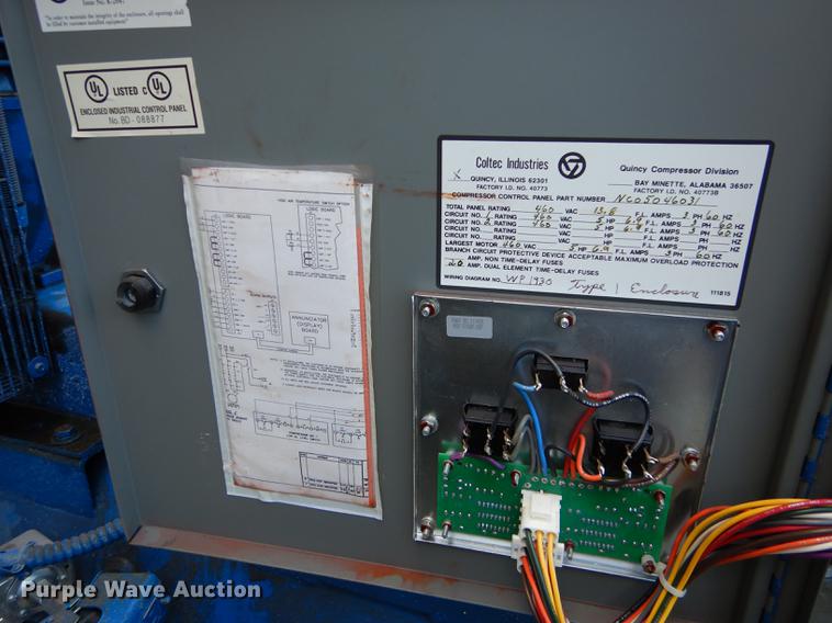 image for item EM9630 2003 Quincy air compressor