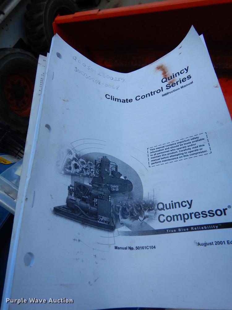 image for item EM9630 2003 Quincy air compressor