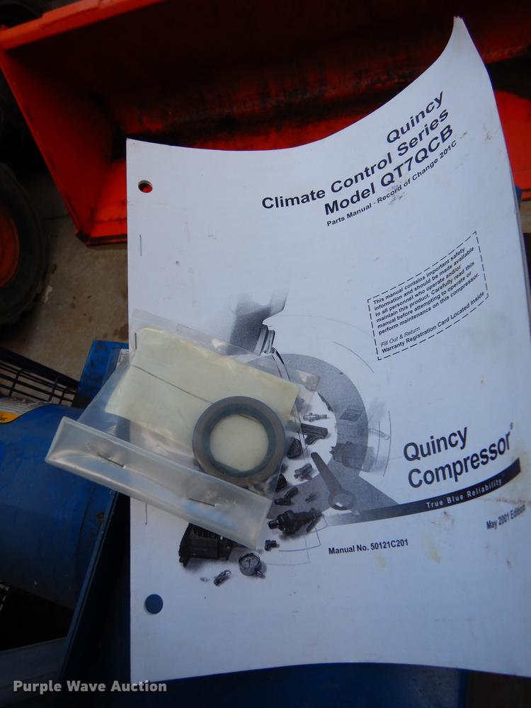 image for item EM9630 2003 Quincy air compressor