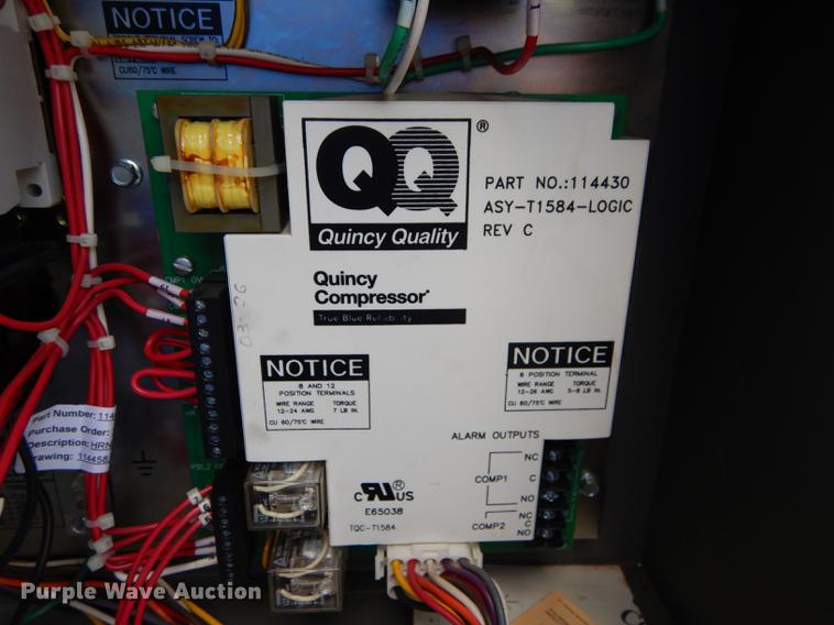 image for item EM9630 2003 Quincy air compressor