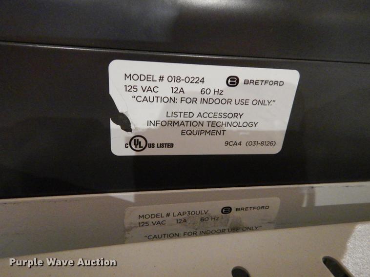 image for item EM9635 (8) Bretford 018-0224 iPad/laptop charging carts