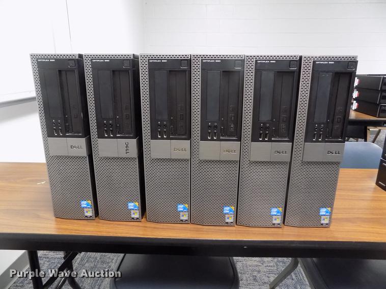 image for item ER9012 (6) Dell Optiplex 980 computers