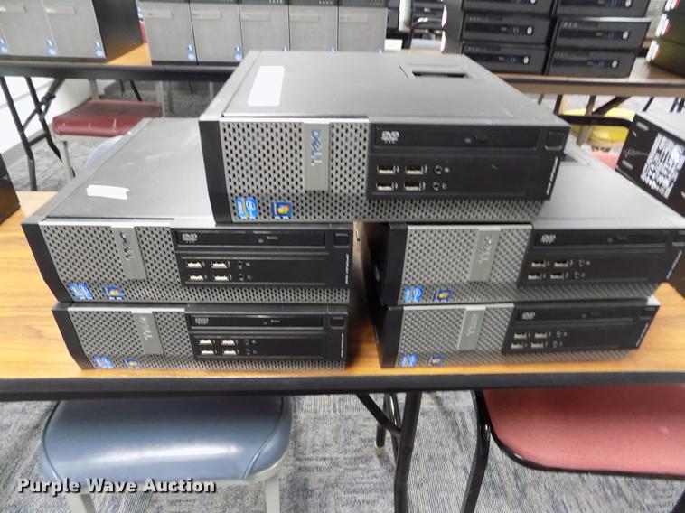 image for item ER9013 (5) Dell Optiplex 7010 mini computers