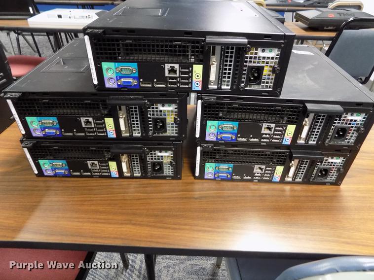 image for item ER9013 (5) Dell Optiplex 7010 mini computers