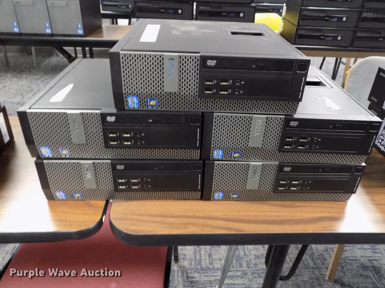 image for item ER9014 (5) Dell Optiplex 7010 mini computers