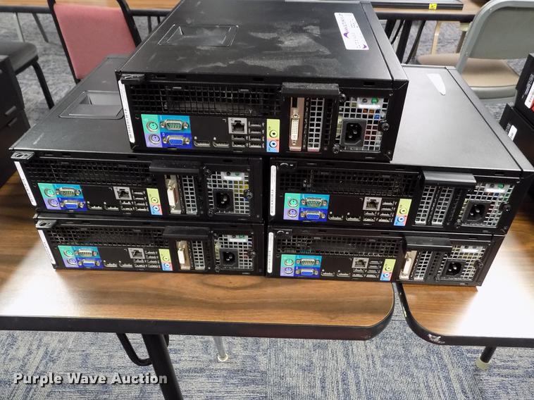 image for item ER9014 (5) Dell Optiplex 7010 mini computers