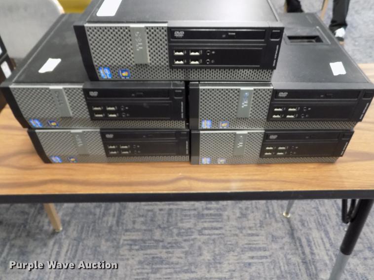 image for item ER9016 (5) Dell Optiplex 7010 mini computers