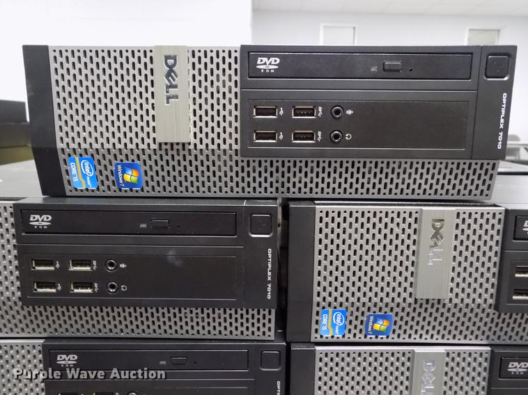 image for item ER9016 (5) Dell Optiplex 7010 mini computers