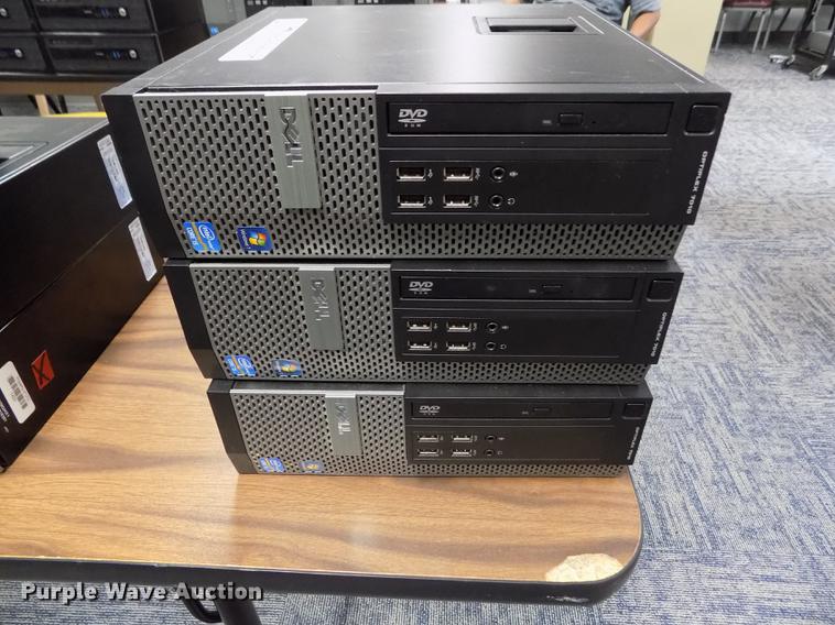 image for item ER9017 (3) Dell Optiplex 7010 mini computers