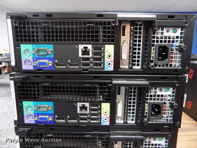 image for item ER9017 (3) Dell Optiplex 7010 mini computers