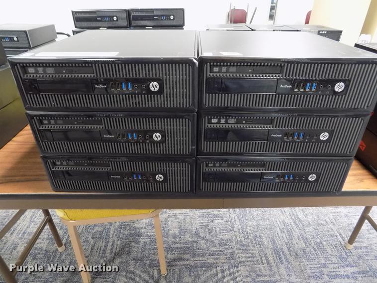 image for item ER9021 (6) HP ProDesk 400 G1 SFF computers