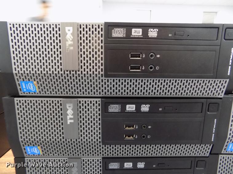 image for item ER9022 (6) Dell Optiplex 3020 mini computers