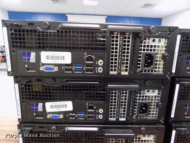 image for item ER9022 (6) Dell Optiplex 3020 mini computers