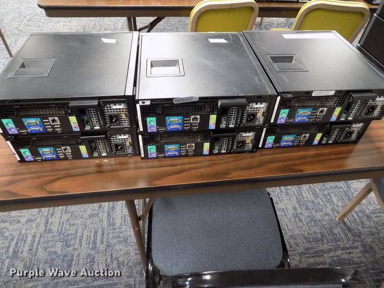 image for item ER9023 (6) Dell Optiplex 790 mini computers