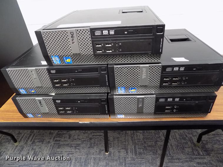 image for item ER9025 (5) Dell Optiplex computers