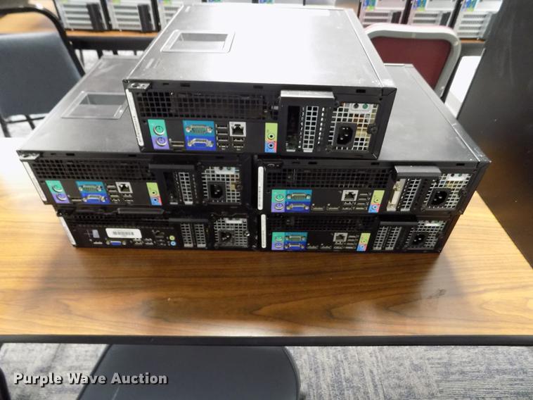 image for item ER9025 (5) Dell Optiplex computers