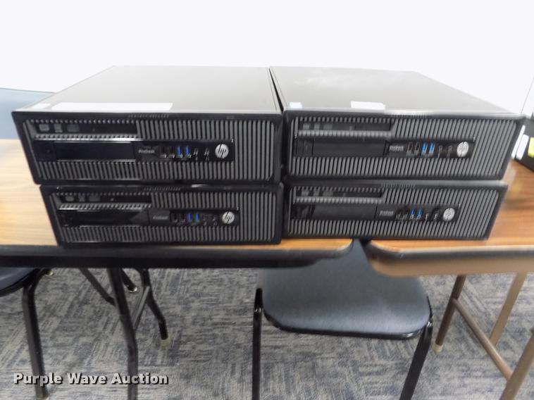 image for item ER9026 (4) HP ProDesk 400 G1 SFF computers