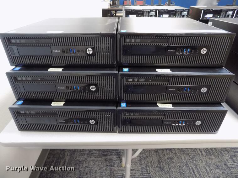 image for item ER9028 (6) HP ProDesk 400 G1 SFF computers