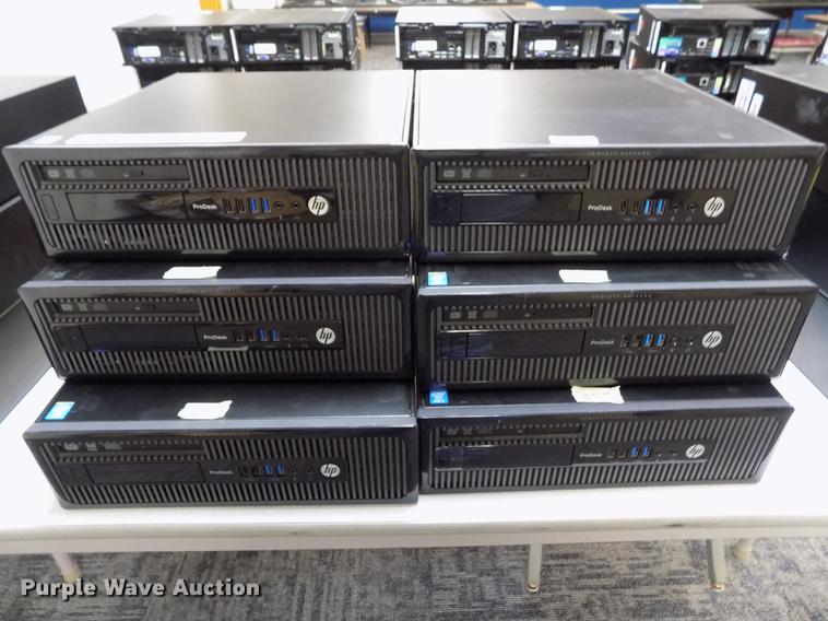 image for item ER9029 (6) HP ProDesk 400 G1 SFF computers
