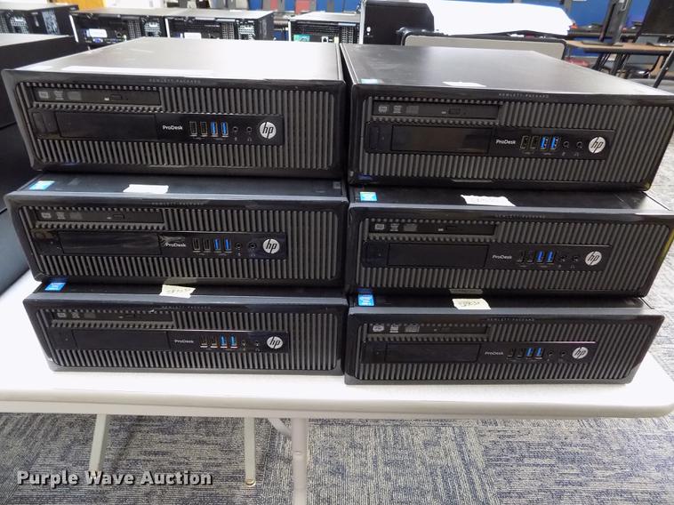 image for item ER9030 (6) HP ProDesk 400 G1 SFF computers