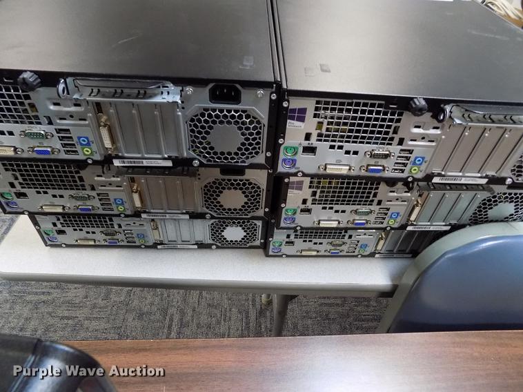 image for item ER9030 (6) HP ProDesk 400 G1 SFF computers