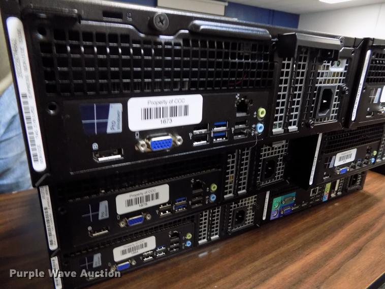 image for item ER9031 (6) Dell Optiplex 3020 mini computers