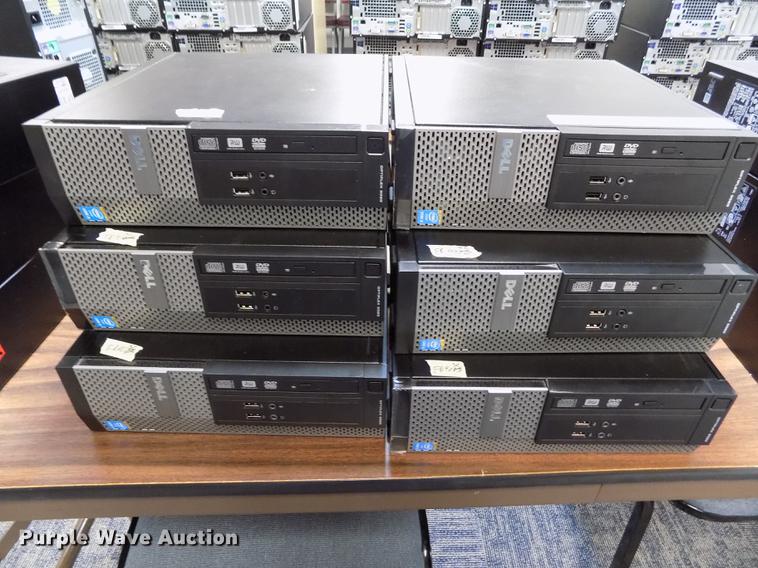 image for item ER9032 (6) Dell Optiplex 3020 mini computers
