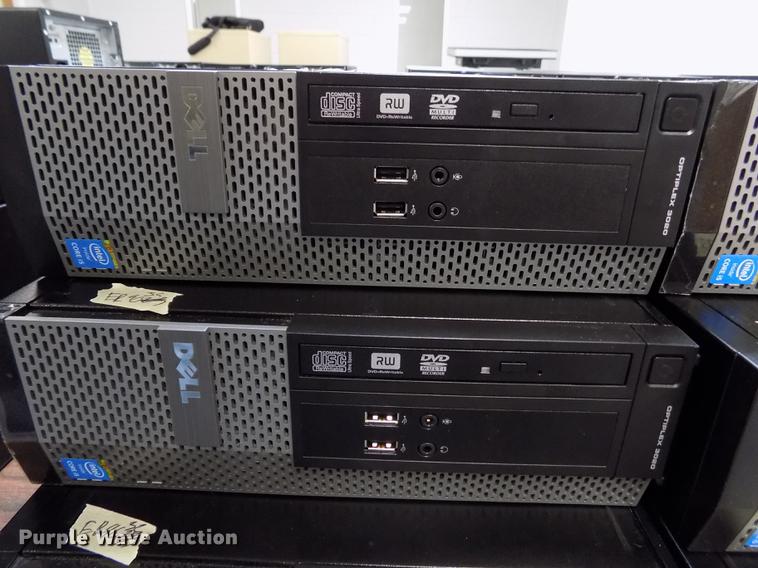 image for item ER9032 (6) Dell Optiplex 3020 mini computers