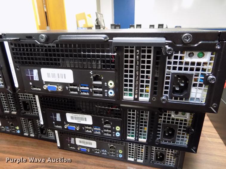 image for item ER9032 (6) Dell Optiplex 3020 mini computers