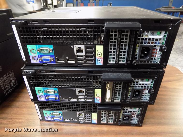 image for item ER9033 (3) Dell Optiplex 7010 mini computers