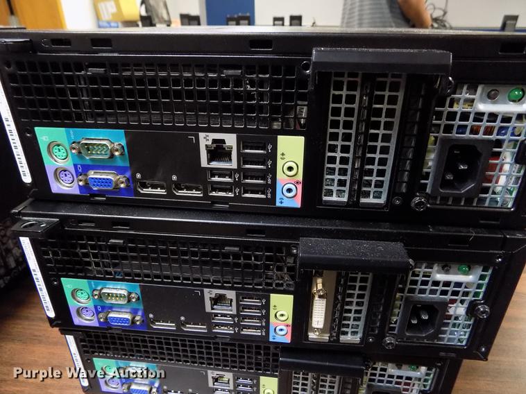 image for item ER9033 (3) Dell Optiplex 7010 mini computers