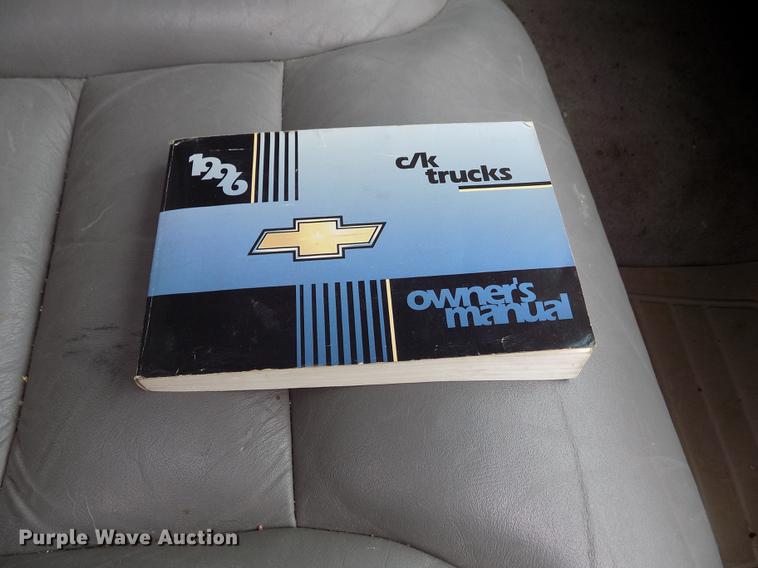 image for item ER9052 1996 Chevrolet Silverado 1500 Ext. Cab pickup truck