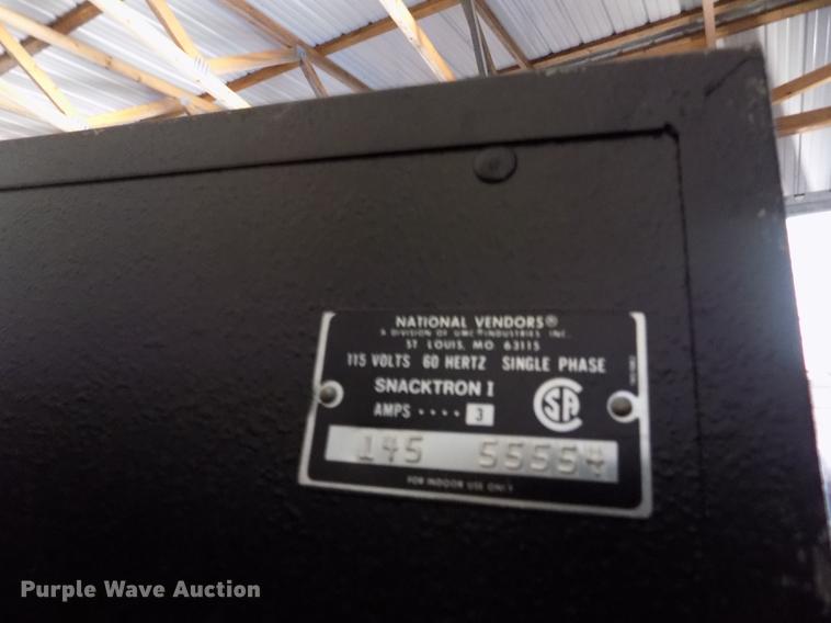 image for item ER9058 National Vendors Snacktron 1 vending machine
