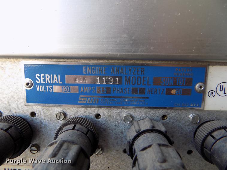 image for item ER9066 SUN Sleuth One engine analyzer