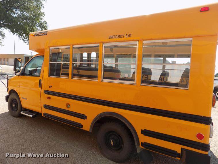 image for item ER9071 2001 Chevrolet Express 3500 Cargo school bus
