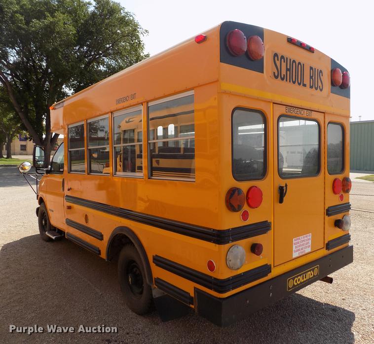 image for item ER9071 2001 Chevrolet Express 3500 Cargo school bus