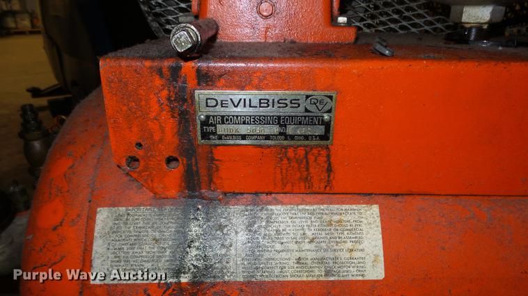 image for item ER9628 DeVilbiss air compressor