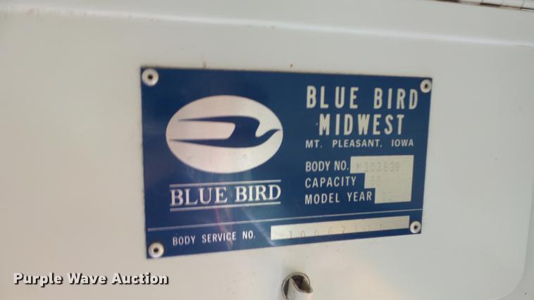 image for item ER9630 2001 Chevrolet Blue Bird school bus