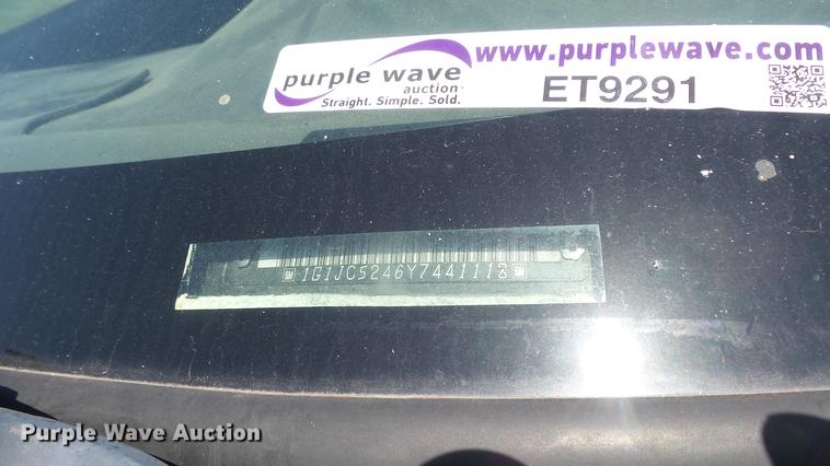 image for item ET9291 2000 Chevrolet Cavalier