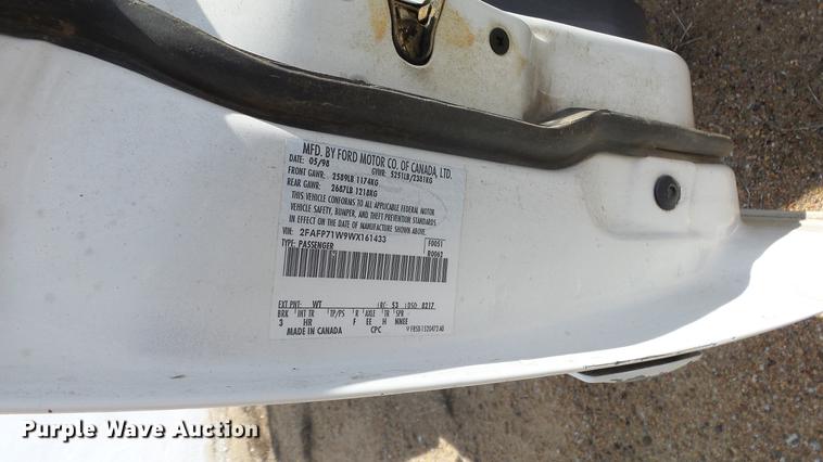 image for item ET9409 1998 Ford Crown Victoria Police Interceptor