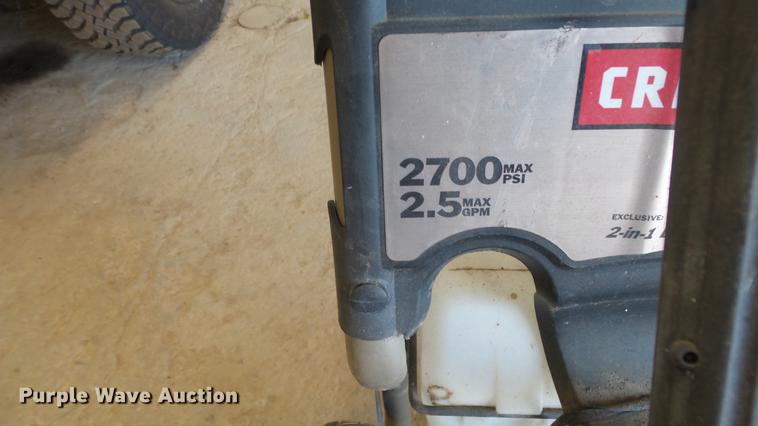 image for item ET9411 Craftsman 850 pressure washer