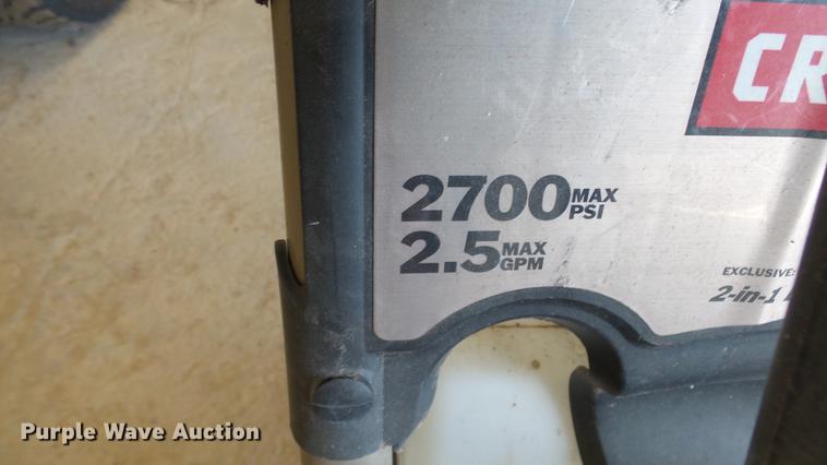 image for item ET9411 Craftsman 850 pressure washer