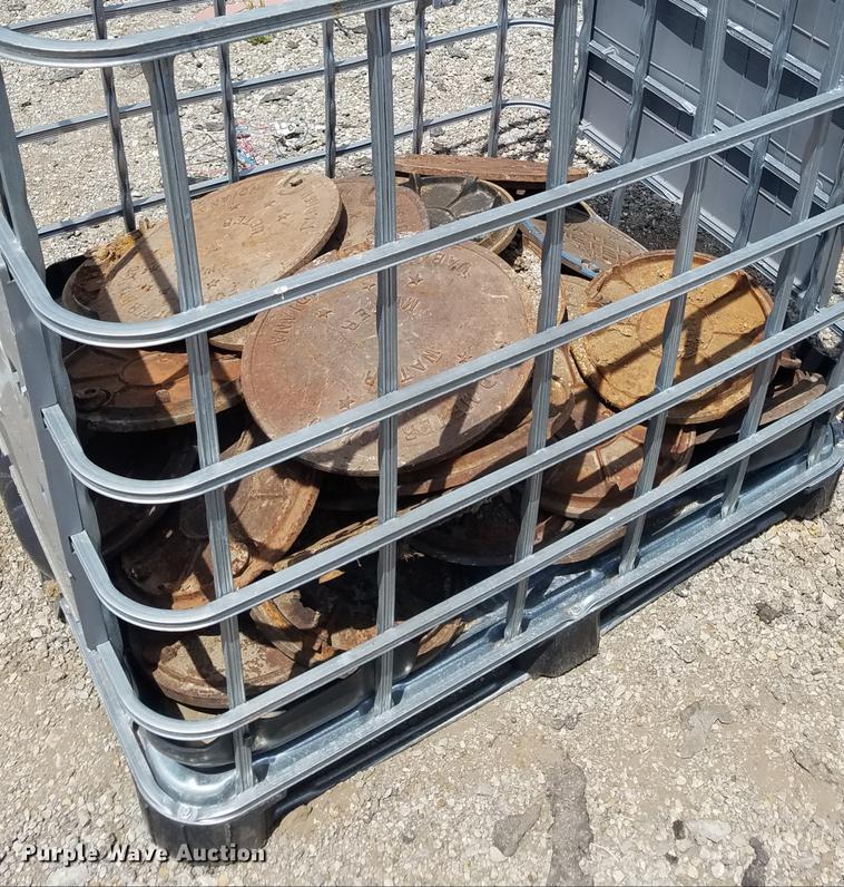 image for item G1296 (50) cast iron water meter lids