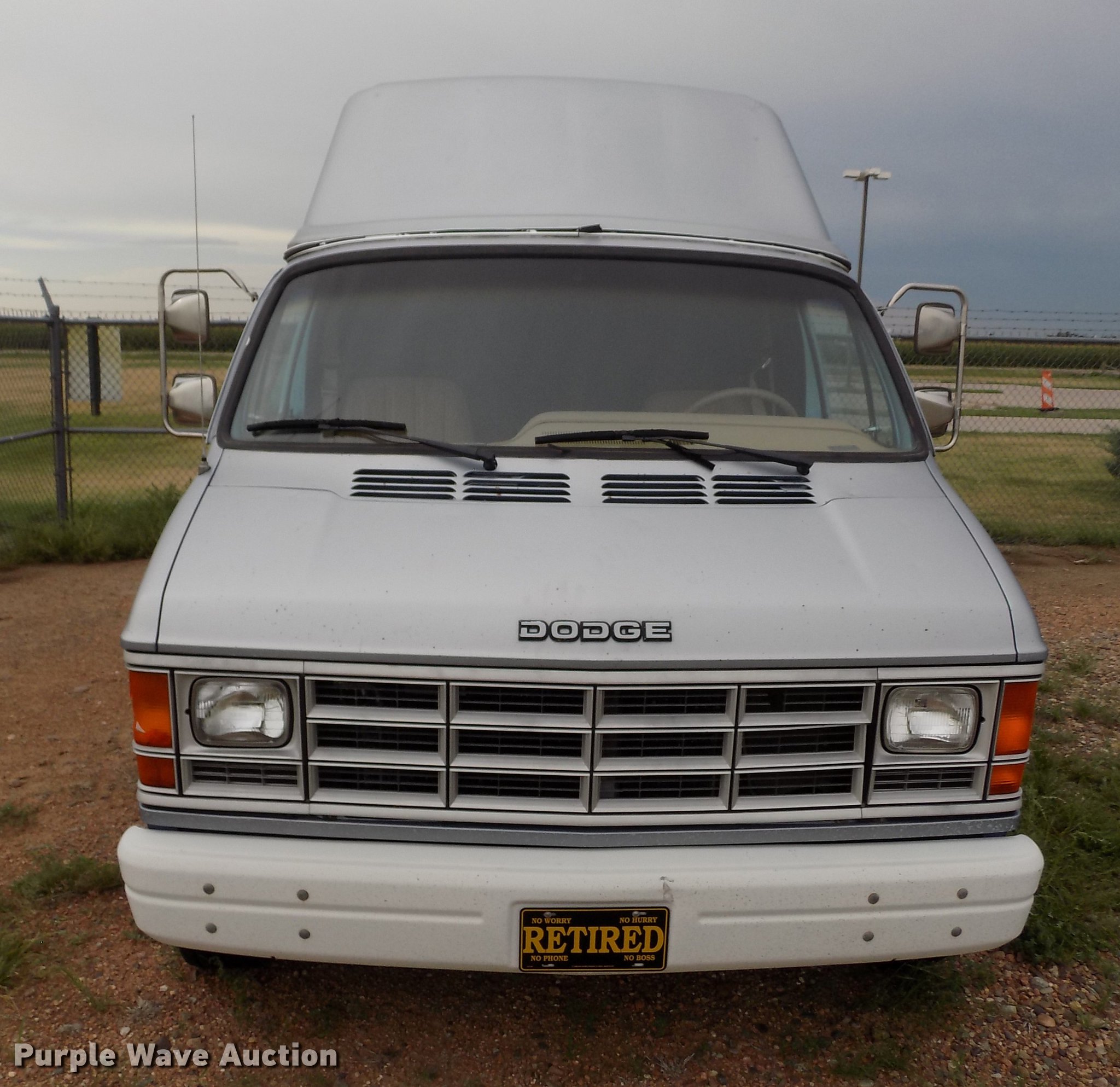 1988 Dodge Ram Van B250 van in Goodland, KS Item ER9053 sold Purple