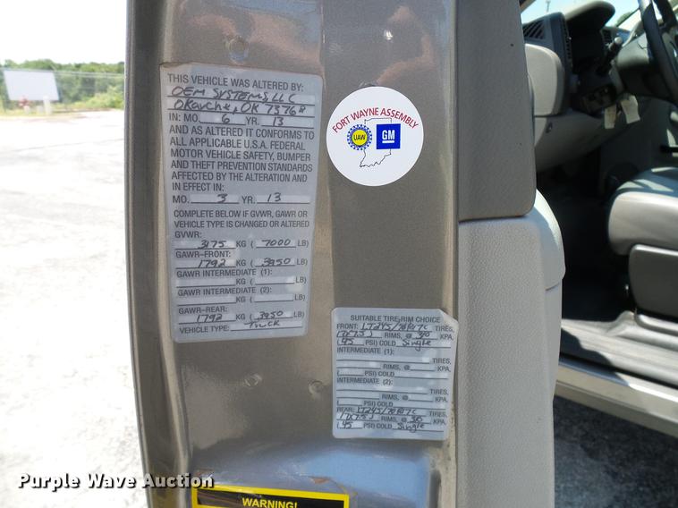 image for item DD5277 2013 Chevrolet Silverado 1500 Ext. Cab pickup truck